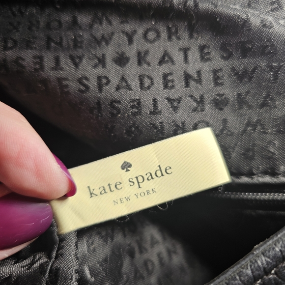 Kate Spade Chester Street Miri Satchel Crossbody Pebbled Leather Black Gold - Picture 5 of 13